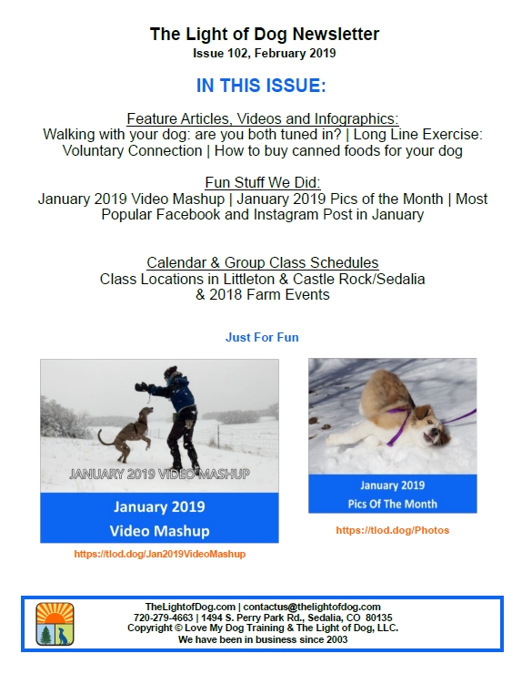 January 2019 Print Newsletter